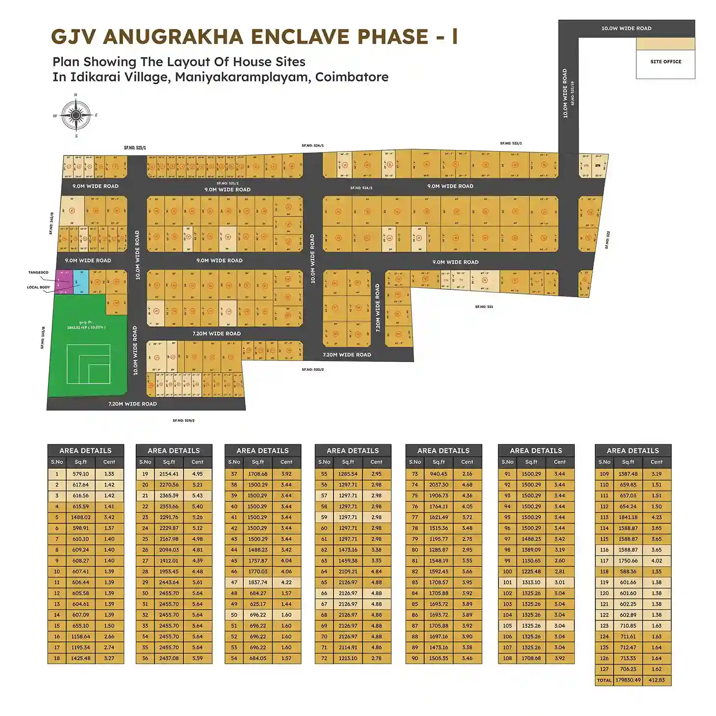 GJV Anugrakha Enclave Phase layout - 1