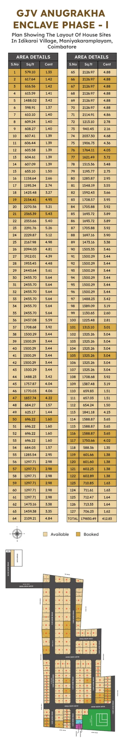 GJV Anugrakha Enclave Phase layout - 1